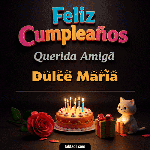 GIF de Dulce María - 🥳 Feliz Cumpleaños Querida Amiga