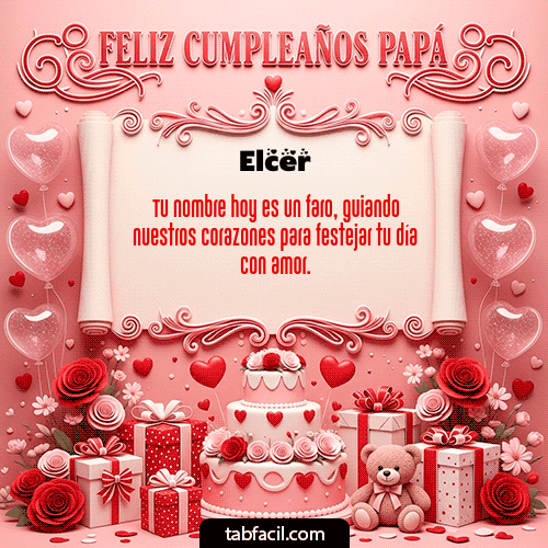 Feliz Cumpleaños Elcer GIF