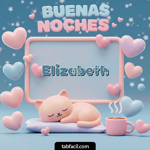 GIF de Elizabeth - Luna estrellas de buenas noches