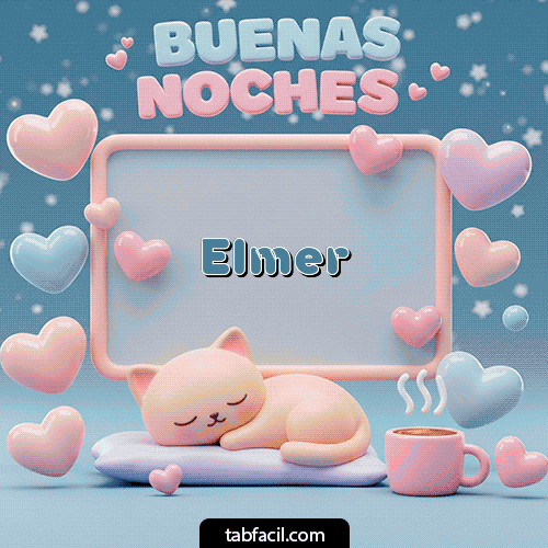 GIF de Elmer - Luna estrellas de buenas noches