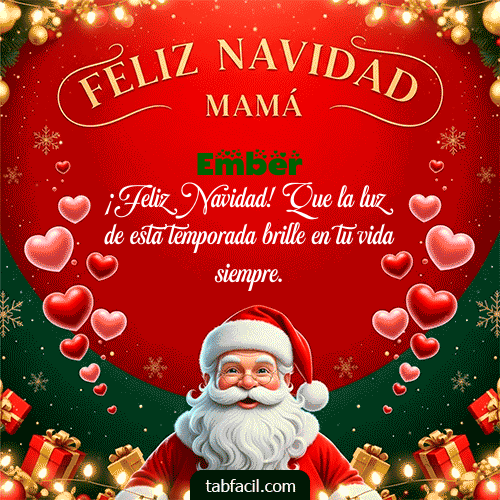 Feliz Navidad Ember GIF