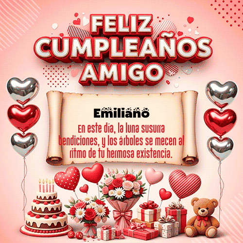 GIF de Emiliano - Feliz Cumpleaños Amigo