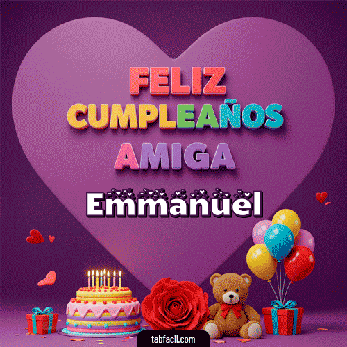 GIF de Emmanuel - 🎁 Feliz Cumpleaños Amiga