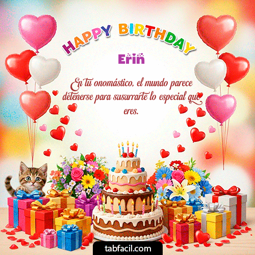 GIF de Erin - Happy BirthDay