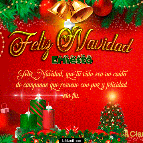Feliz Navidad Ernesto GIF