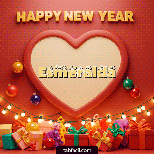 GIF de Esmeralda - Happy New Year lights