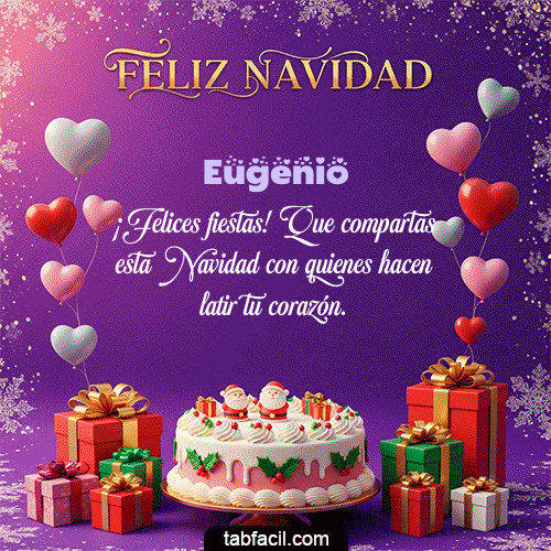 Feliz Navidad Eugenio GIF