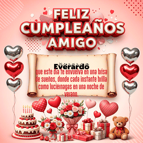 GIF de Everardo - Feliz Cumpleaños Amigo