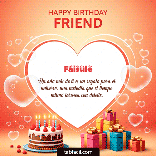 Feliz Cumpleaños Faisule GIF
