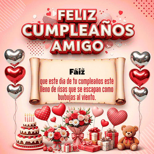 Feliz Cumpleaños Faiz GIF