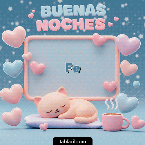 Buenas Noches Fe GIF