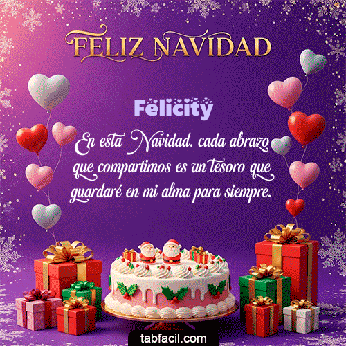 GIF Animado de Feliz Navidad para Felicity - 🎅 Merry Christmas