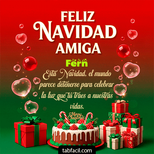 GIF de Fern - Feliz Navidad Amiga