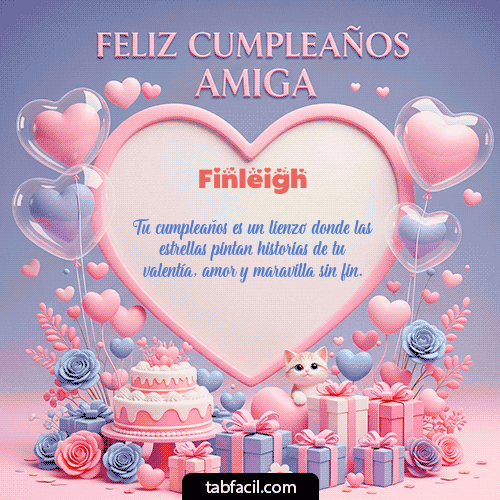 Feliz Cumpleaños Finleigh GIF