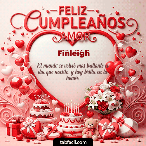 Feliz Cumpleaños Finleigh GIF
