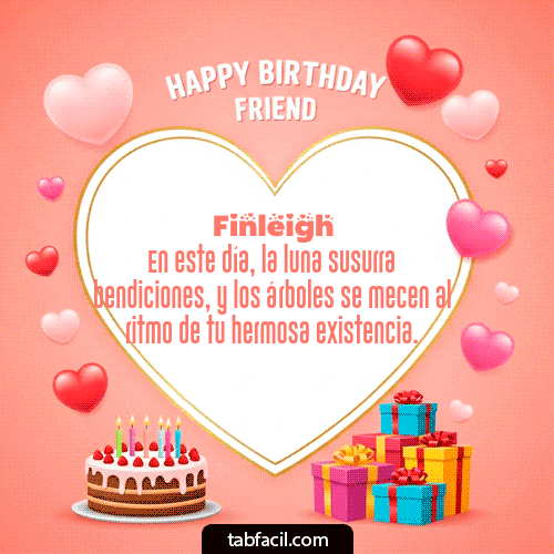 Feliz Cumpleaños Finleigh GIF