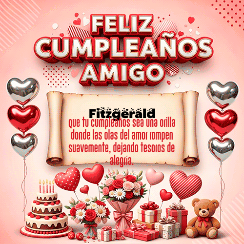 Feliz Cumpleaños Fitzgerald GIF
