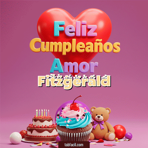 Feliz Cumpleaños Fitzgerald GIF