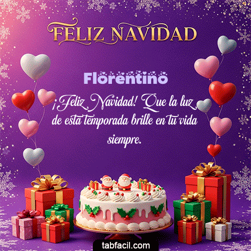 Feliz Navidad Florentino GIF