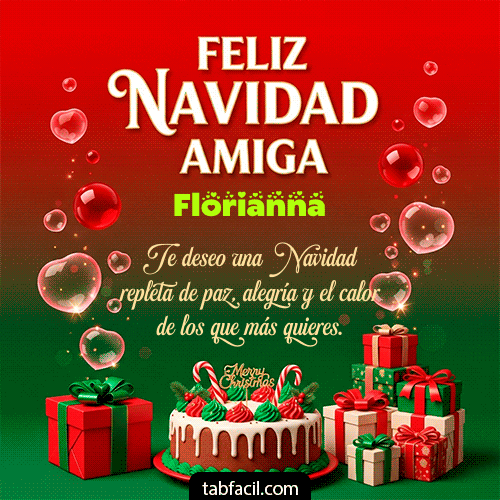 GIF de Florianna - Feliz Navidad Amiga