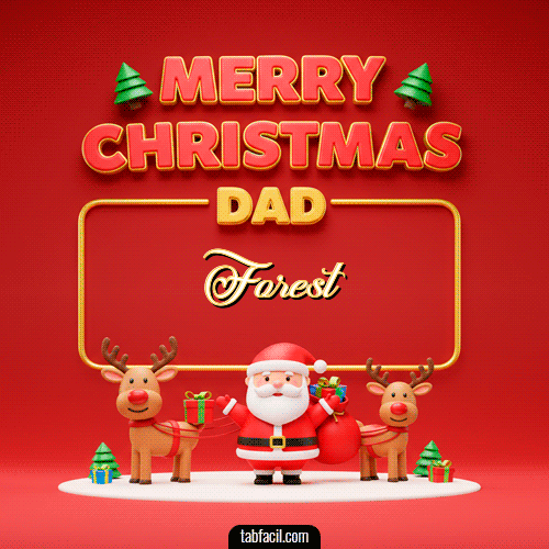 GIF de Forest - Merry Christmas DAD