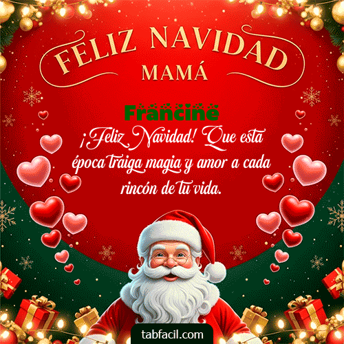 GIF de Francine - Feliz Navidad Mamá