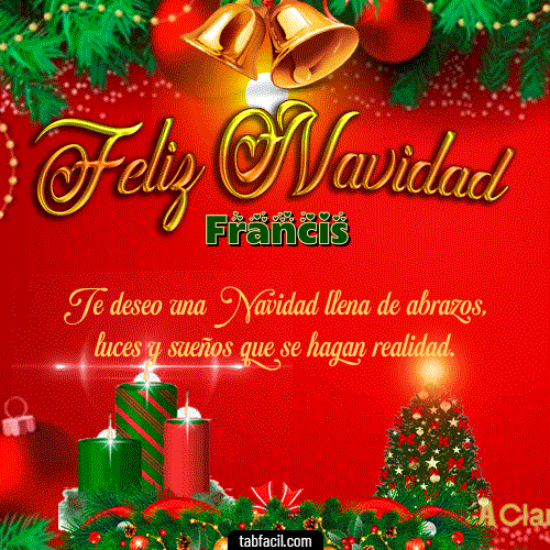 GIF de Francis - Feliz Navidad