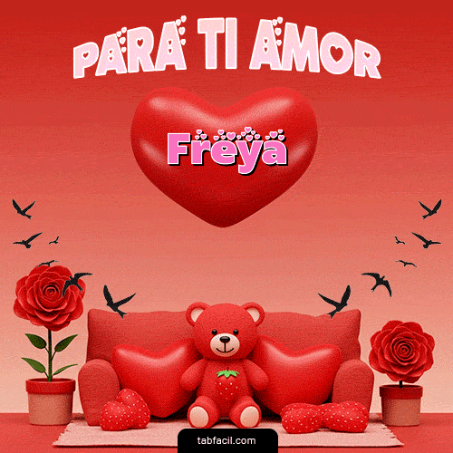 GIF Animado de Feliz Dia Amor para Freya - Para tí amor