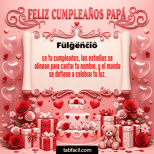 Feliz Cumpleaños Fulgencio GIF