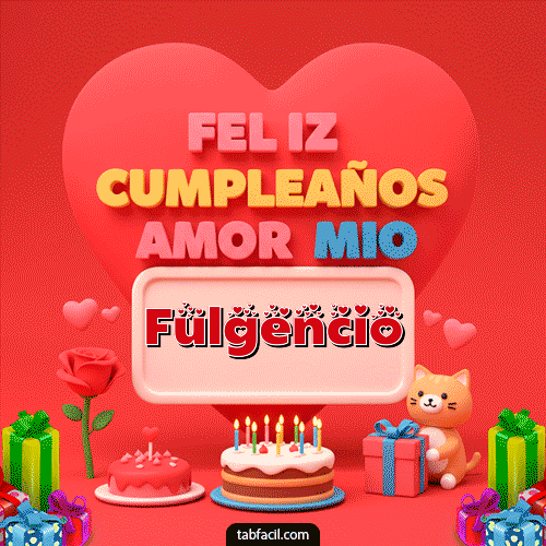 Feliz Cumpleaños Fulgencio GIF