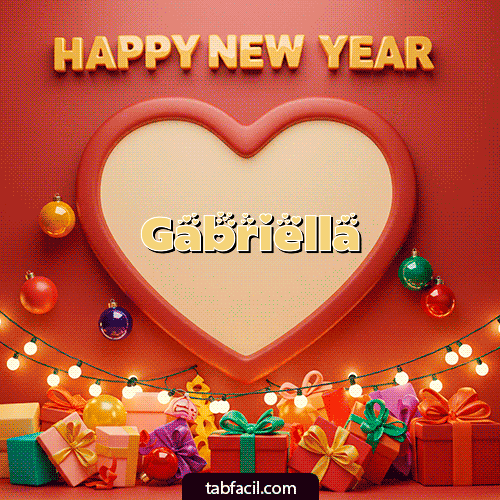GIF de Gabriella - Happy New Year lights