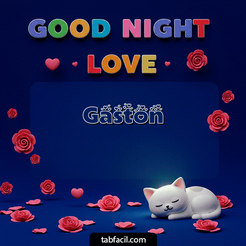 Buenas Noches Gaston GIF