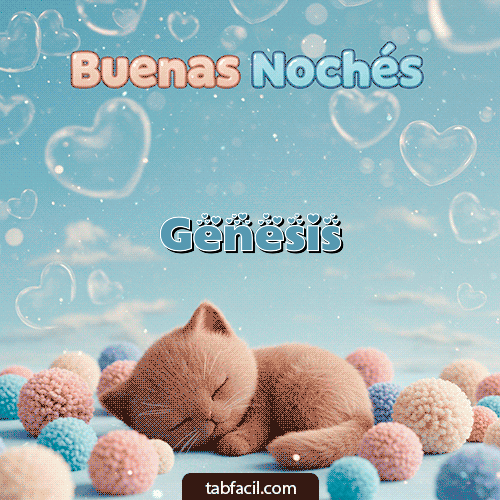GIF de Genesis - Good Night gatuno