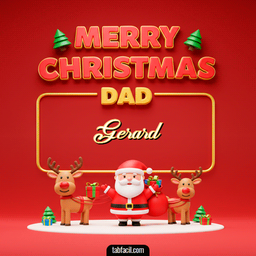GIF de Gerard - Merry Christmas DAD