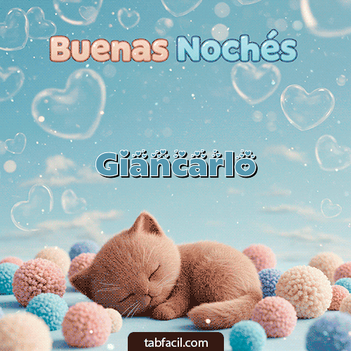 Buenas Noches Giancarlo GIF