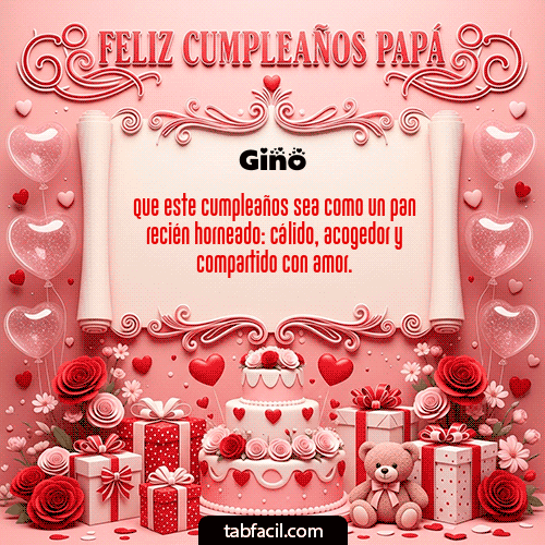 GIF de Gino - Feliz Cumpleaños Papá