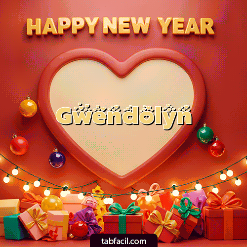 Feliz Año Nuevo Gwendolyn GIF