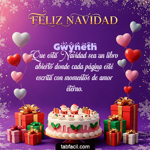 GIF Animado de Feliz Navidad para Gwyneth - 🎅 Merry Christmas