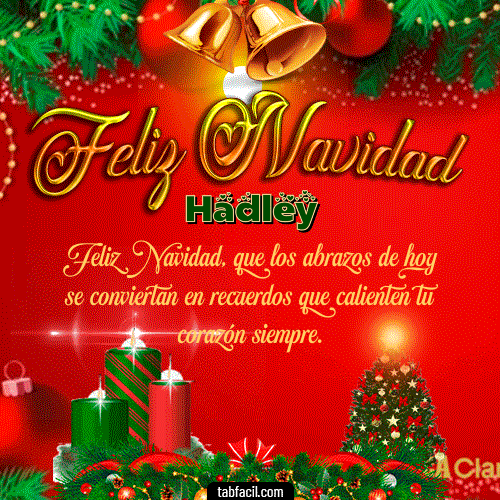 Feliz Navidad Hadley GIF