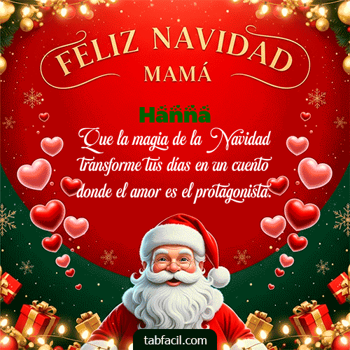 Feliz Navidad Hanna GIF
