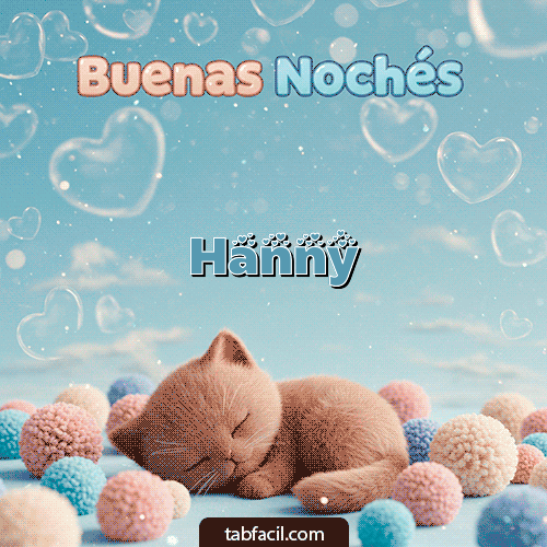 Buenas Noches Hanny GIF