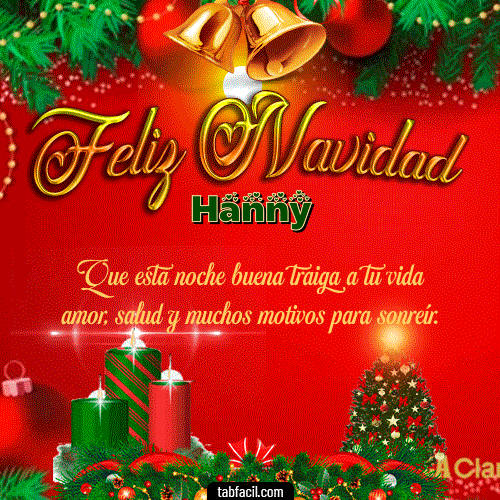 Feliz Navidad Hanny GIF