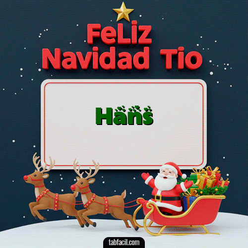 Feliz Navidad Hans GIF