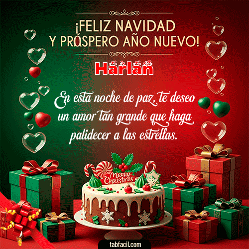 Feliz Navidad Harlan GIF