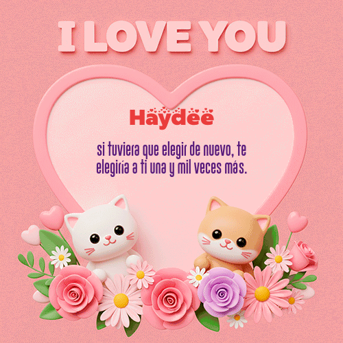Feliz Dia Amor Haydee GIF