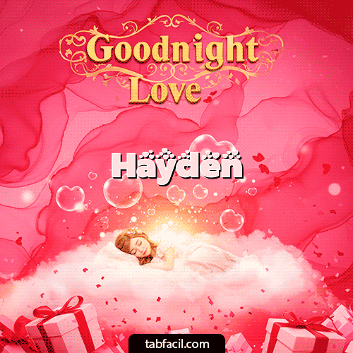 Buenas Noches Hayden GIF