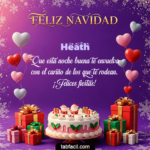 Feliz Navidad Heath GIF