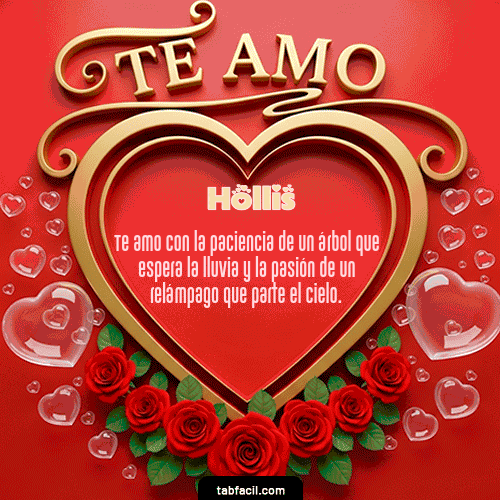 GIF de Hollis - Te Amo