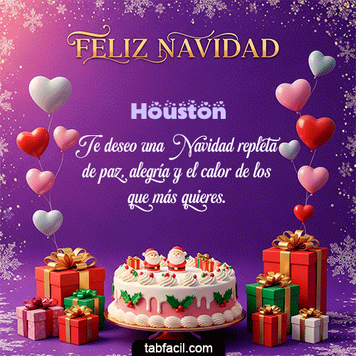 Feliz Navidad Houston GIF