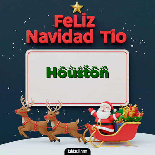 Feliz Navidad Houston GIF